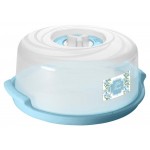 Крышка для СВЧ Sugar&Spice Vanilla Blue flowers с паровыпускным клапаном с поддоном, d 250 мм (kastd)