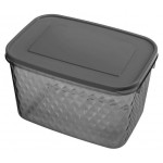 Контейнер для продуктов Phibo Кристалл черный, 1,7 л (kastd)