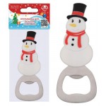 Открывалка для бутылок Мультидом Снеговик, 8,5х3,5 см (kastd) Открывалка для бутылок Мультидом Снеговик, 8,5х3,5 см (kastd)