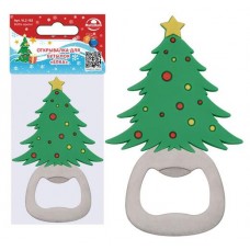 Открывалка для бутылок Мультидом Елка, 8х5 см (kastd) в магазинах Ашан