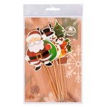 Шпажки для канапе Мультидом С Новым годом, 6 шт (kastd) Шпажки для канапе Мультидом С Новым годом, 6 шт (kastd)