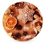 Доска разделочная Atmosphere of art Wonder стеклянная круглая, 20 см (kastd) Доска разделочная Atmosphere of art Wonder стеклянная круглая, 20 см (kastd)