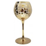 Бокал для вина Золото камушки, 350 мл (kastd)