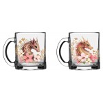 Кружка Цветочный дракон 320 мл, 1 шт (kastd)