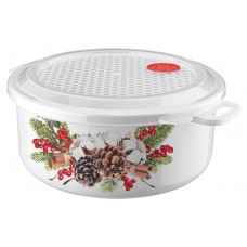 Емкость для холодильника и микроволновой печи Phibo с декором, 2 л (kastd) в магазинах Ашан