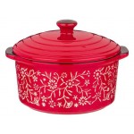 Горшок для запекания Agness красный, 0,6 л (kastd) Горшок для запекания Agness красный, 0,6 л (kastd)