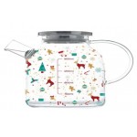 Чайник заварочный МФК с крышкой стеклянный, 1 л (kastd)