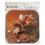 Подставка под горячее Рождество деревянная, 18х18 см (kastd) Подставка под горячее Рождество деревянная, 18х18 см (kastd)
