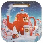 Доска разделочная Чайный домик деревянная, 21х19,5 см (kastd) Доска разделочная Чайный домик деревянная, 21х19,5 см (kastd)