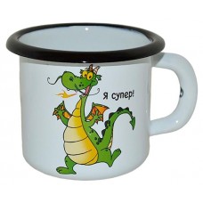 Кружка Стальэмаль Дракон эмалированная, 250 мл (kastd) в магазинах Ашан