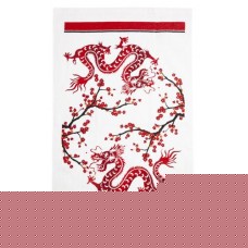 Полотенце кухонное Wellness Дракоша велюровое, 38х63 см (kastd) в магазинах Ашан