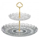 Фруктовница Lefard Muza Crystal 2-х ярусная (kastd)