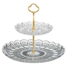 Фруктовница Lefard Muza Crystal 2-х ярусная (kastd) в магазинах Ашан