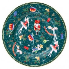 Тарелка обеденная Коралл Щелкунчик и мышиный король зеленая, 24 см (kastd) в магазинах Ашан