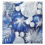 Салфетки бумажные Art Bouquet Новогоднии игрушки трехслойные, 33х33 см, 20 л (kastd)