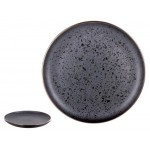 Тарелка обеденная NuovaCasa Elite black, 26 см (kastd)