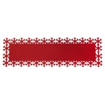 Дорожка на стол Atelier красная, 30х100 см (kastd)