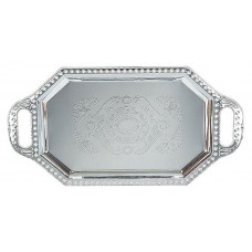 Поднос Nouvelle Home серебро, 44х22 см (kastd) в магазинах Ашан