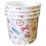 Салатники одноразовые бумажные Елочные украшения, 395 мл, 4 шт (kastd) Салатники одноразовые бумажные Елочные украшения, 395 мл, 4 шт (kastd)