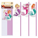 Трубочки для коктейля Мультидом Русалки, 6 шт (kastd) Трубочки для коктейля Мультидом Русалки, 6 шт (kastd)