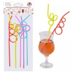 Трубочки для коктейля Мультидом Дикая Мексика, 5 шт (kastd) Трубочки для коктейля Мультидом Дикая Мексика, 5 шт (kastd)