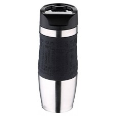 Термокружка Bergner вакуумная черная, 400 мл (kastd) в магазинах Ашан