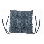 Подушка на стул NAT Черная графика, 38х38 см (kastd)