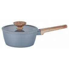 Ковш Hitt Baltic 1,2л из алюминия с силиконовой крышкой, 16 см (kastd) в магазинах Ашан