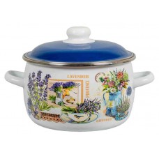 Кастрюля Стальэмаль Горная лаванда, 5,5 л (kastd) в магазинах Ашан