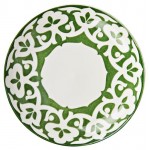 Тарелка глубокая Коралл Хлопок зеленая, 19 см (kastd)