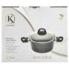 Кастрюля Катюша Мираж алюминиевая, 24х11 см, 3,9 л (kastd) в магазинах Ашан