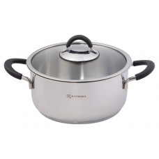 Кастрюля Катюша Ода из нержавеющей стали, 3 л (kastd) в магазинах Ашан