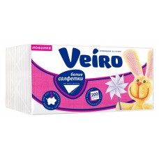 Салфетка белая однослойная Veiro, 200 листов (kastd) в магазинах Ашан