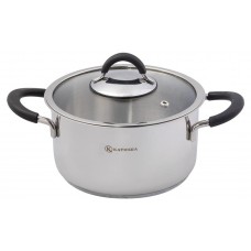 Кастрюля Катюша Ода из нержавеющей стали, 2,5 л (kastd) в магазинах Ашан