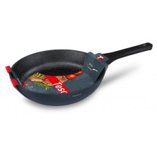 Сковорода Нева Металл Посуда Tesoro Blue, 24 см (kastd) в магазинах Ашан