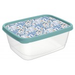 Контейнер для продуктов Idiland прямоугольный с декором, 1,5 л (kastd) Контейнер для продуктов Idiland прямоугольный с декором, 1,5 л (kastd)