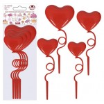 Набор топперов для украшения Мультидом Сердечки, 4 шт (kastd)