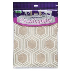 Скатерть для стола Vitto из ПВХ с тиснением на тканевой основе Ромбы, 130х110 см (kastd) в магазинах Ашан