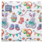 Салфетки одноразовые бумажные трехслойные 33х33 см зайка, 20 шт (kastd) Салфетки одноразовые бумажные трехслойные 33х33 см зайка, 20 шт (kastd)