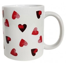 Кружка Красные сердечки, 350 мл (kastd) в магазинах Ашан