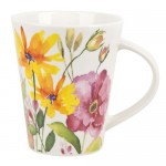 Кружка Nouvelle Home Цветы Разноцветный, 370 мл (kastd)