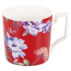 Кружка Nouvelle Home Цветы желтая, 380 мл (kastd) в магазинах Ашан