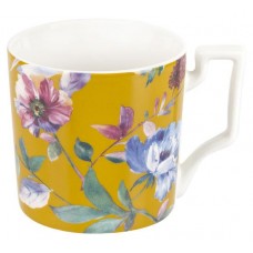 Кружка Nouvelle Home Цветы красная, 380 мл (kastd) в магазинах Ашан