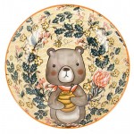Тарелка Nouvelle Home Bear 21 см, 700 мл (kastd)