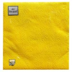Салфетки одноразовые Bouquet бумажные трехслойные Желтые 33х33 см, 16 шт (kastd) Салфетки одноразовые Bouquet бумажные трехслойные Желтые 33х33 см, 16 шт (kastd)