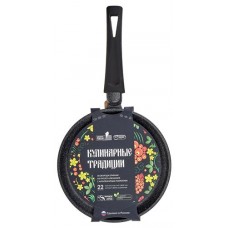 Сковорода блинная Кулинарные Традиции Литая, 22 см (kastd) в магазинах Ашан
