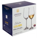 Бокал для вина Bohemia Crystalite Colibri 350 мл, 6 шт (kastd)