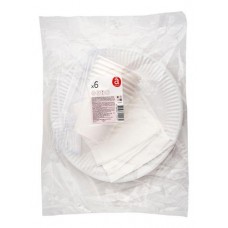 Набор Actuel посуды одноразовой на 6 персон (kastd) в магазинах Ашан