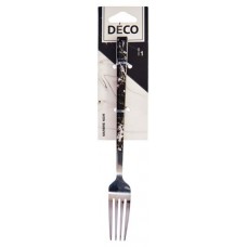 Вилка столовая Remiling Deco Marbre noir, 21 см (kastd) в магазинах Ашан