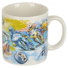 Кружка Дулевский фарфор Машинки фарфоровая, 300 мл (kastd) в магазинах Ашан